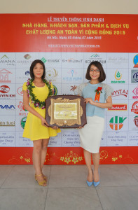 Our happiness when received the award