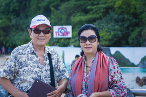 Mrs Lan Bich (left) and Minh Duc (right)